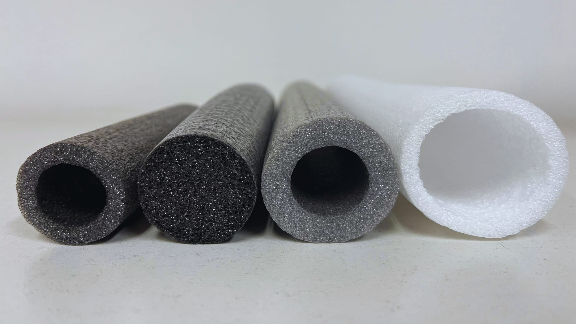 Pipe insulation for heat and sound insulation of cold-water pipes and metal parts (chrome pipes)